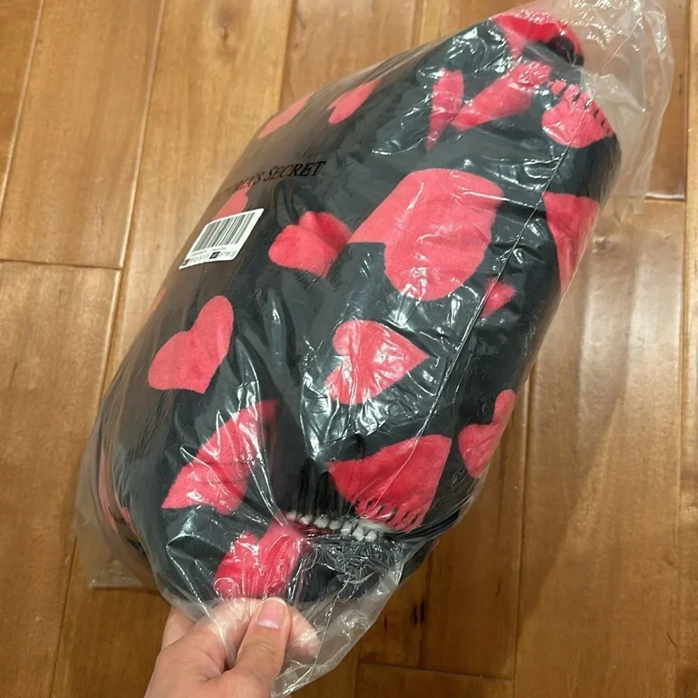 Heart plush blanket